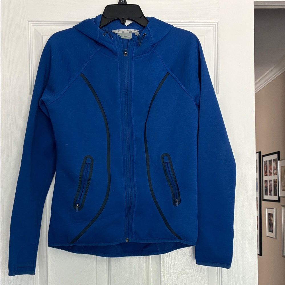 Athleta Royal Blue Zip-Up Jacket